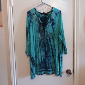 Soft Tye Dye Tunic size 1x